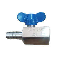 Stainless Steel 304 Manual Female bsp threaded mini ball valve,mini sus ball valve mf,ball valve mini